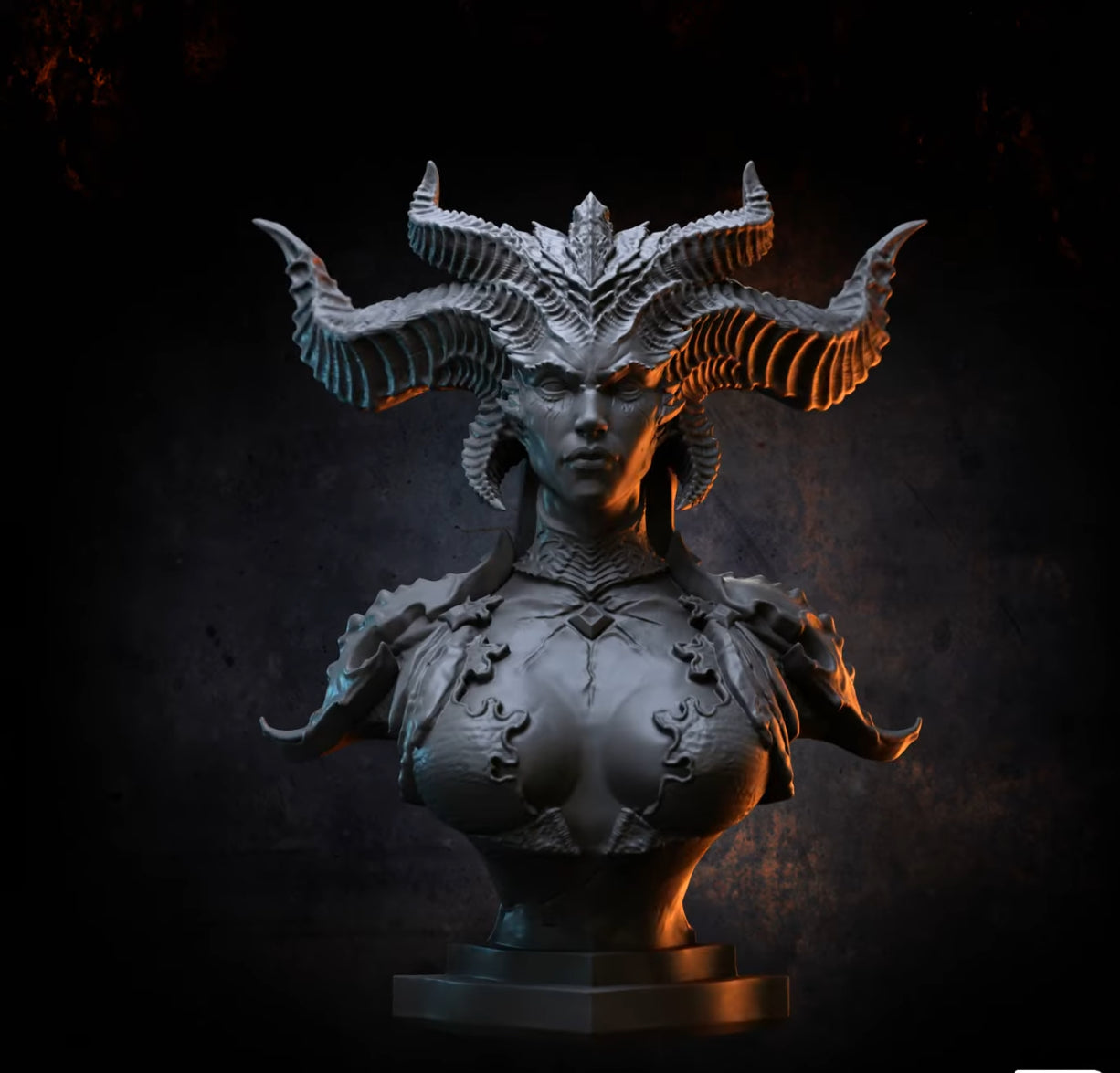 Enigmatic Elegance: Lilith Bust