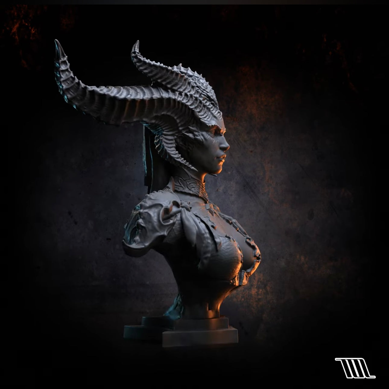 Enigmatic Elegance: Lilith Bust