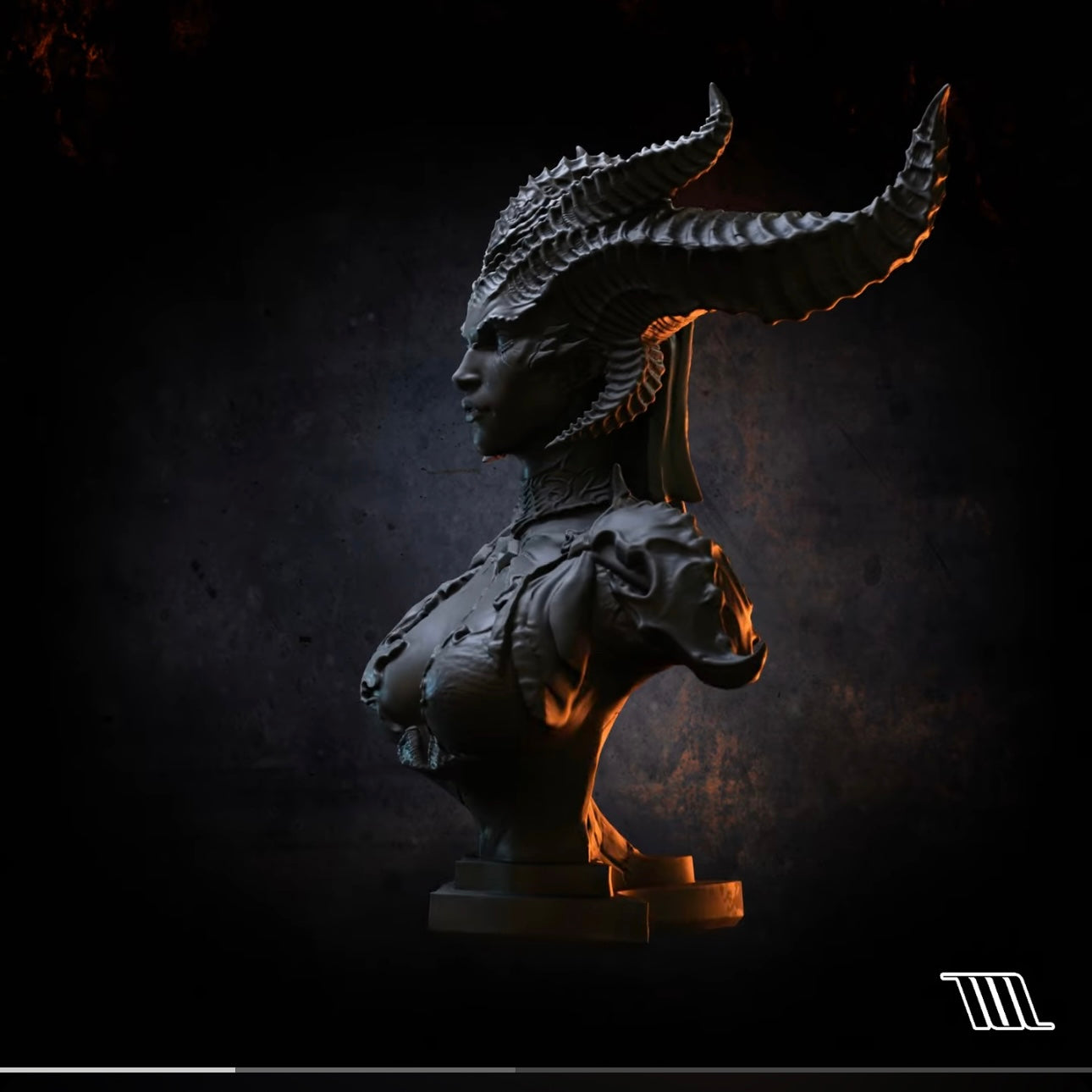 Enigmatic Elegance: Lilith Bust