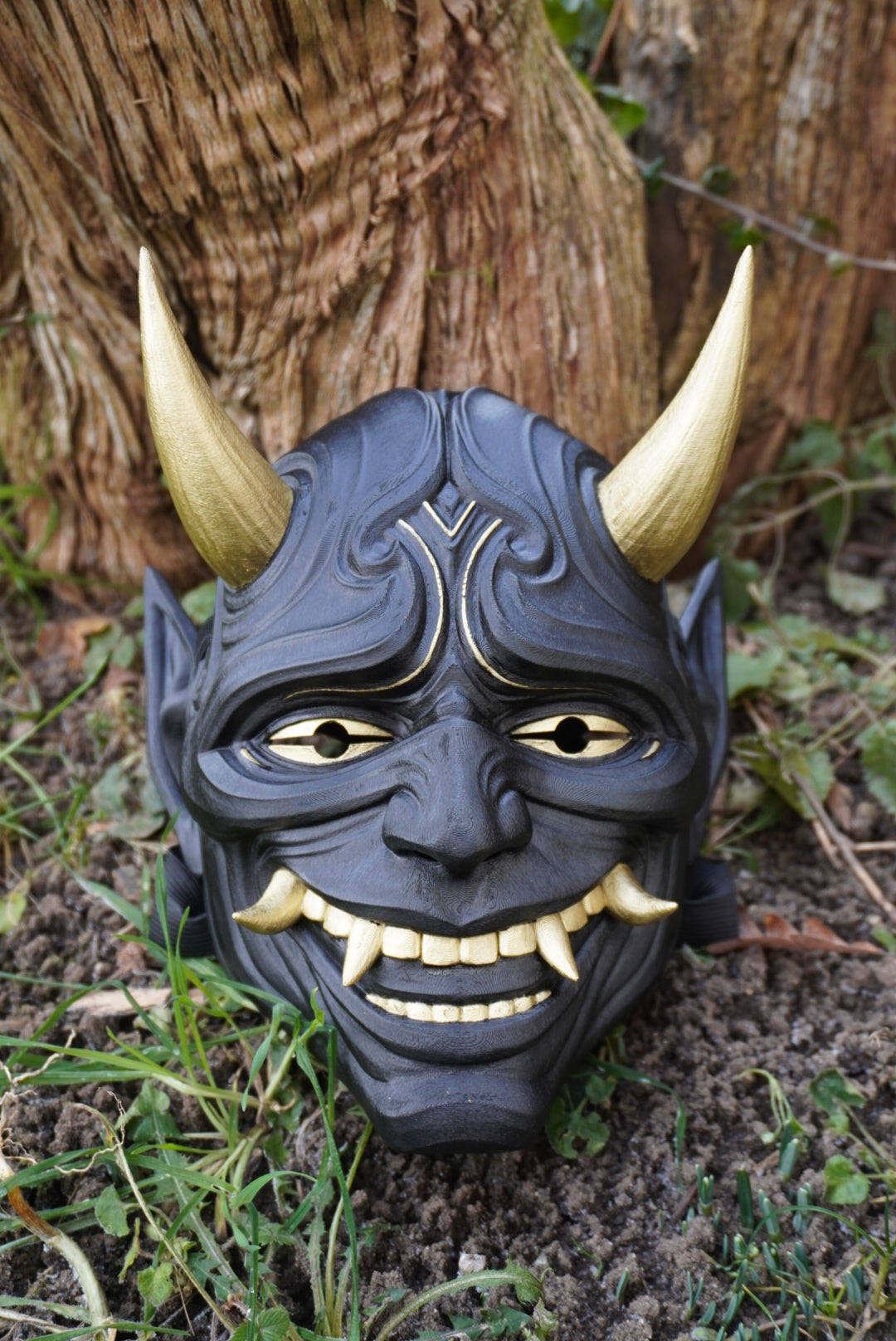 Samurai Oni Mask Wearable