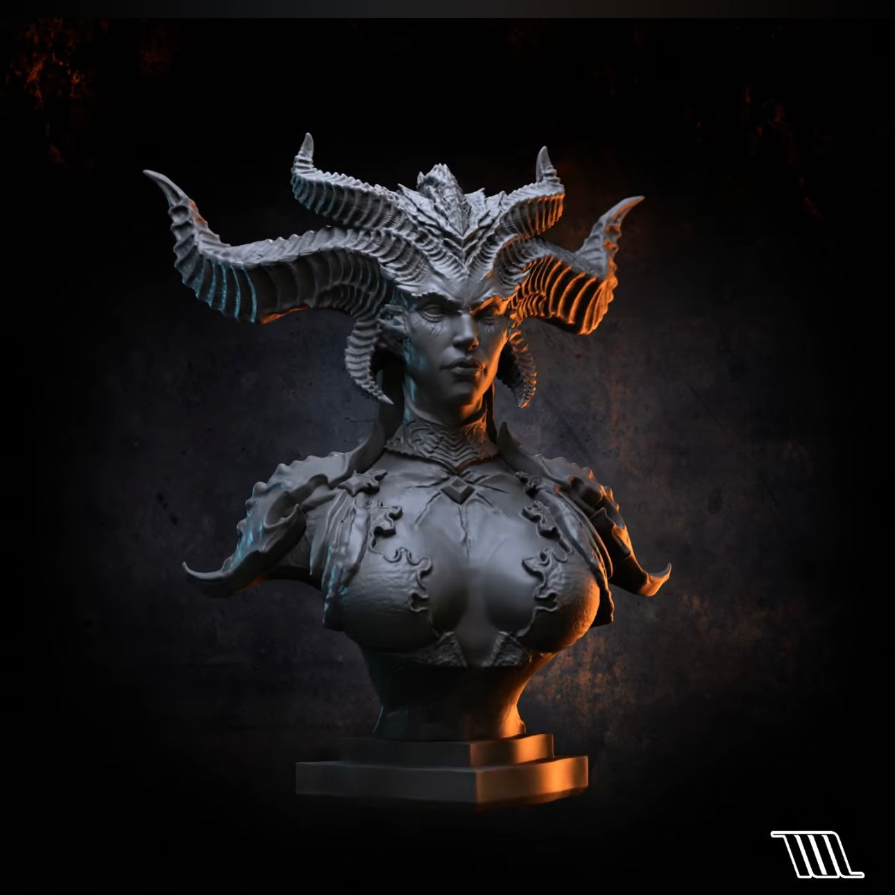 Enigmatic Elegance: Lilith Bust