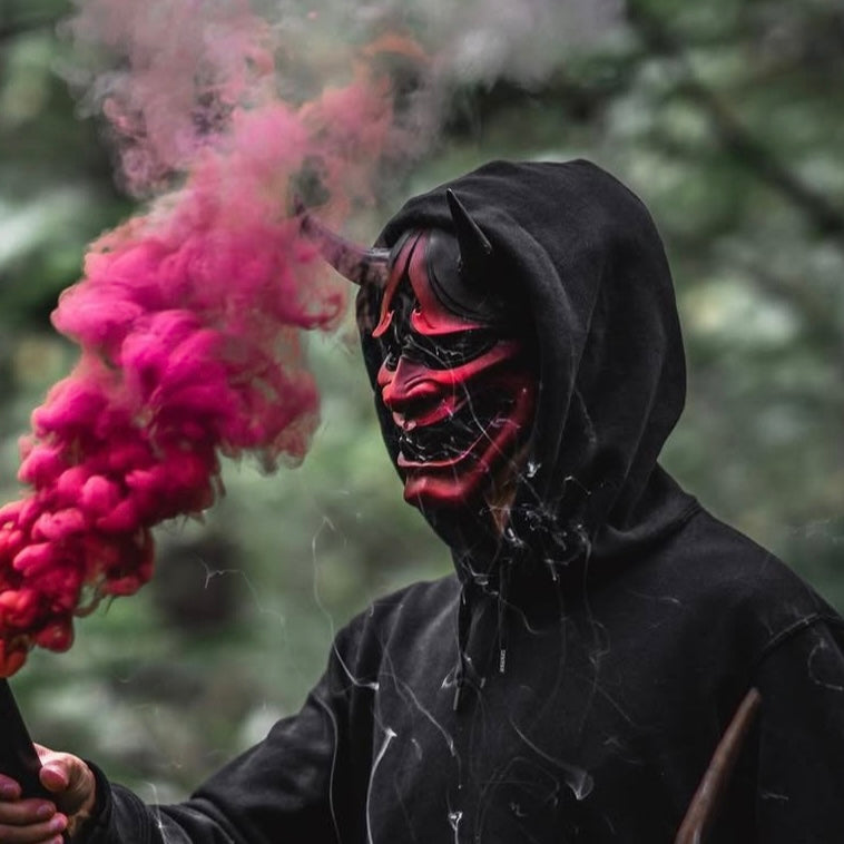 Japanese Hannya Mask Wearable