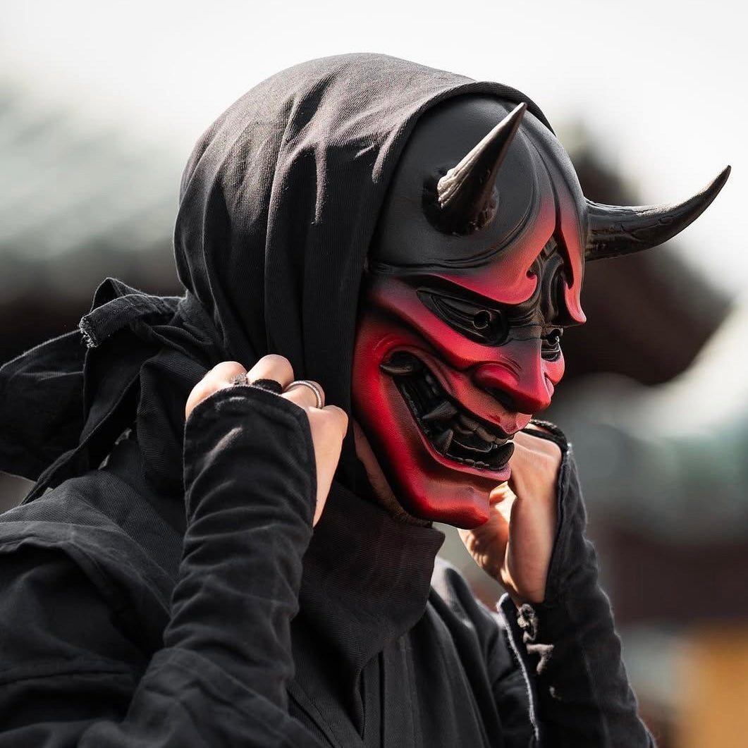 Japanese Hannya Mask Wearable