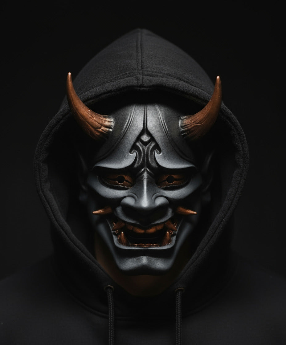 Japanese Hannya Mask Wearable