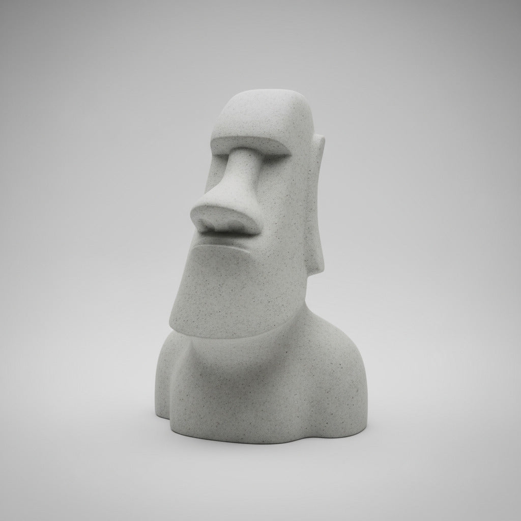 Majestic Moai Bust