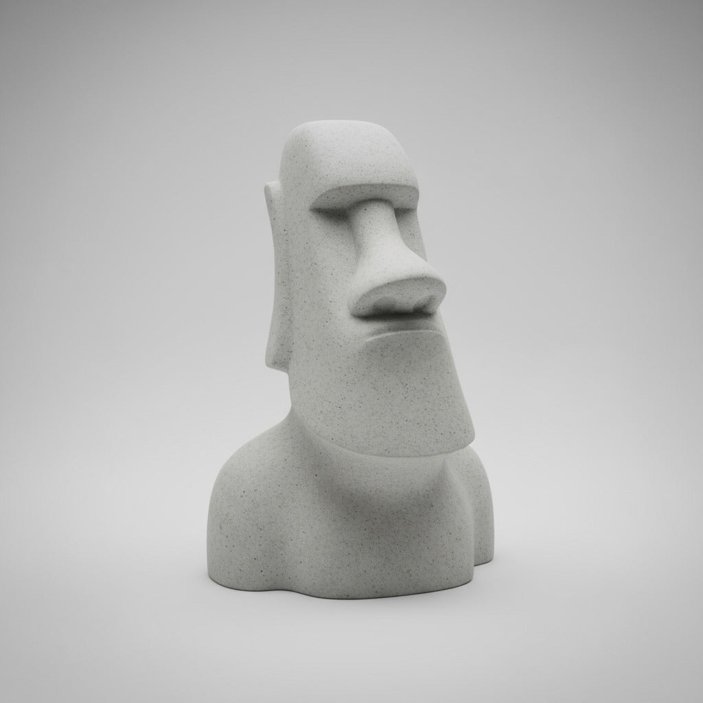 Majestic Moai Bust