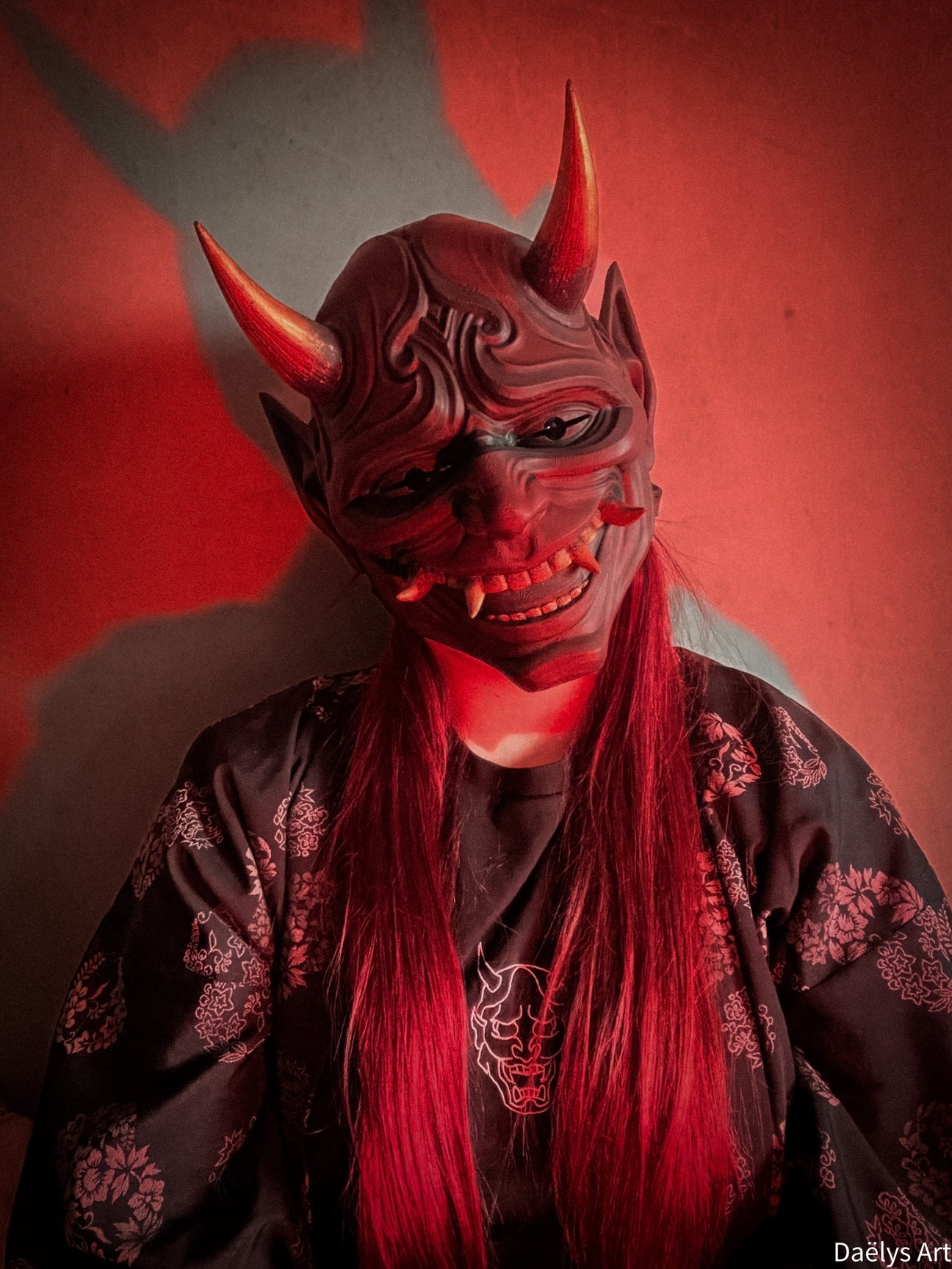 Samurai Oni Mask Wearable