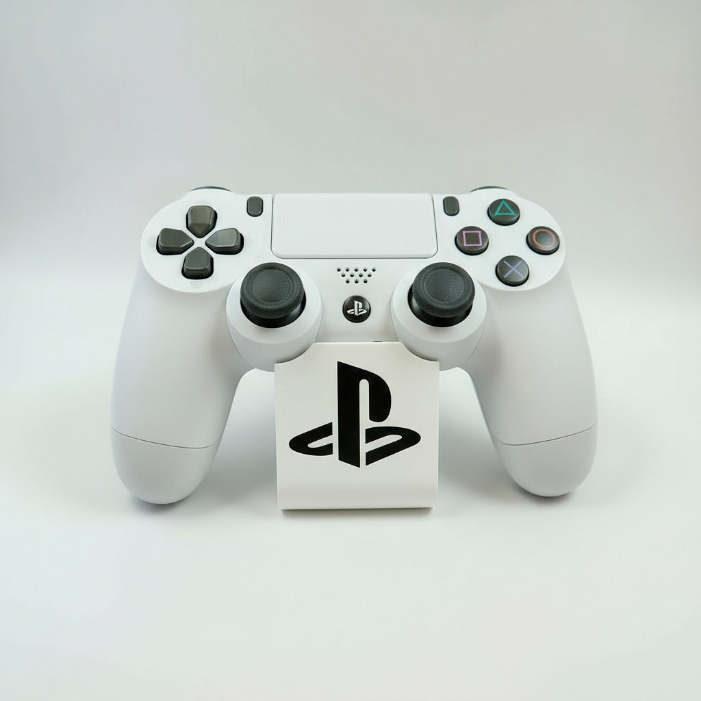 3DM PS4 Controller Stand – Black/White, Plastic Holder For Sony PlayStation 4