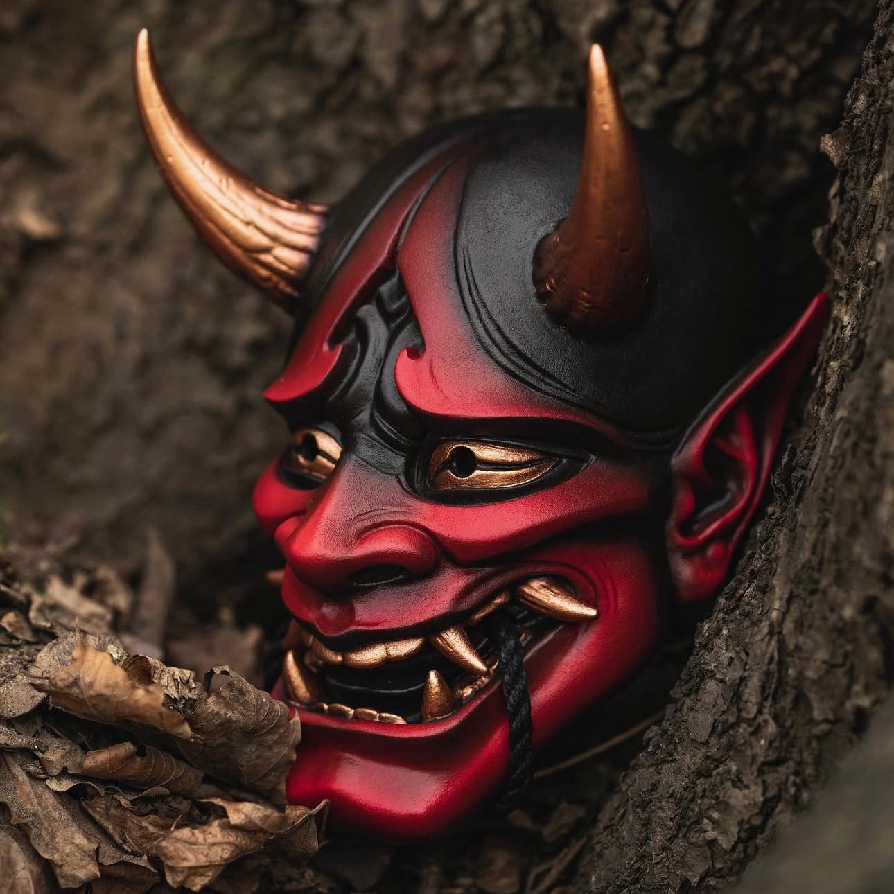 Japanese Hannya Mask Wearable