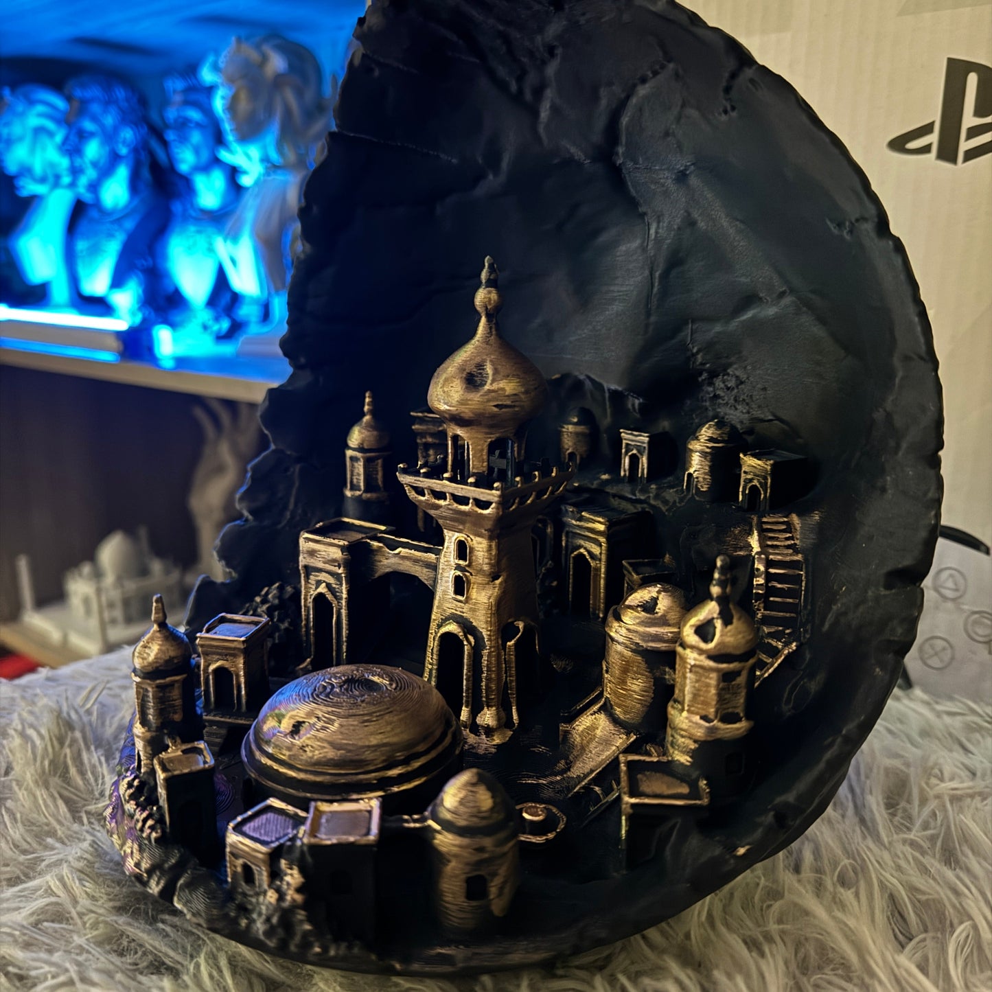 Moon Cityscape: A Celestial Masterpiece