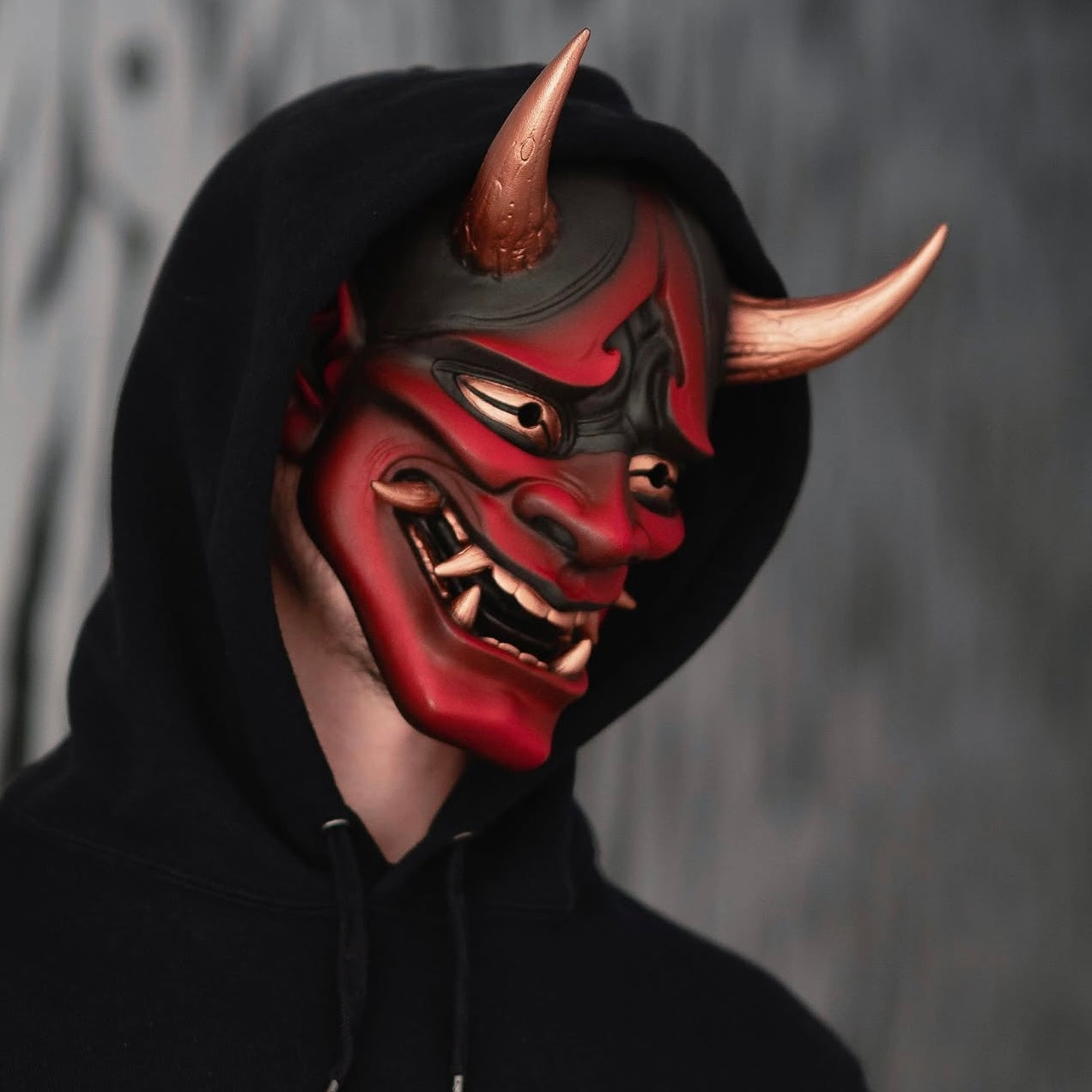 Japanese Hannya Mask Wearable