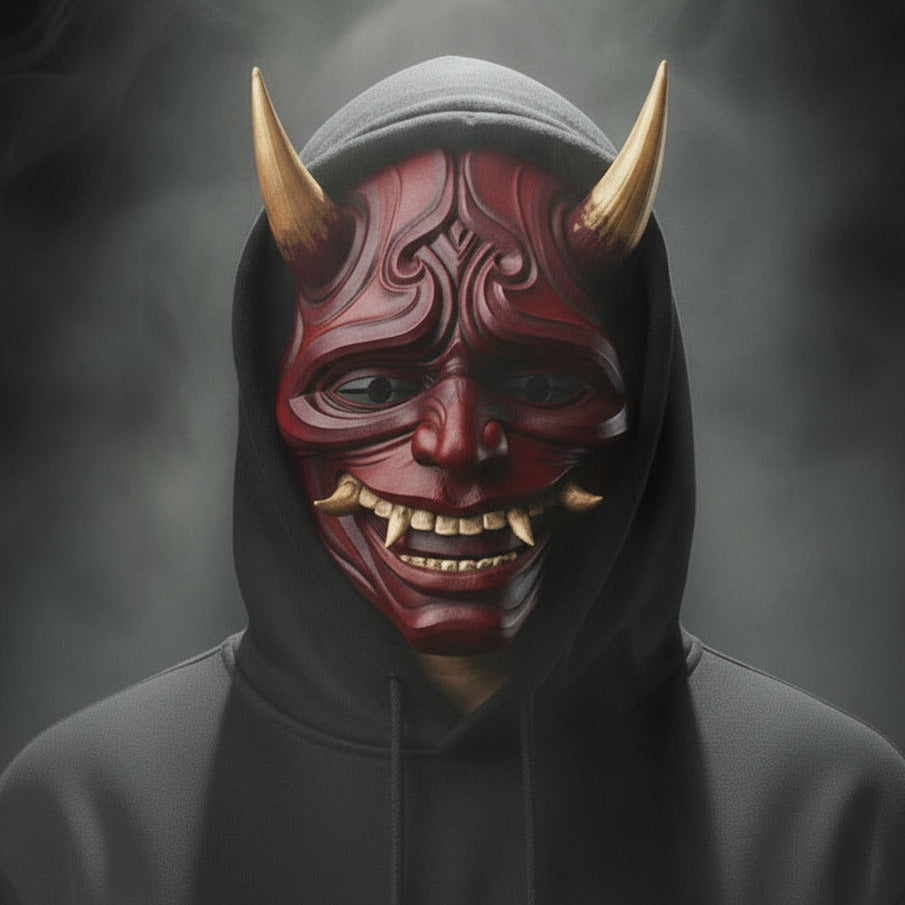 Samurai Oni Mask Wearable