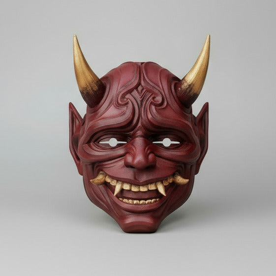 Samurai Oni Mask Wearable