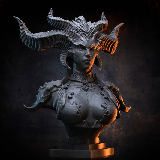 Enigmatic Elegance: Lilith Bust