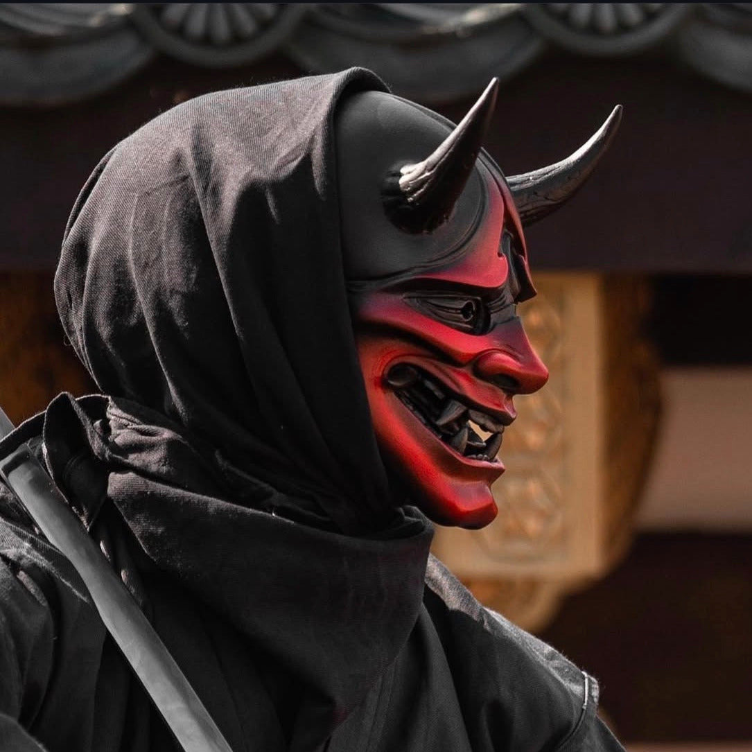 Japanese Hannya Mask Wearable