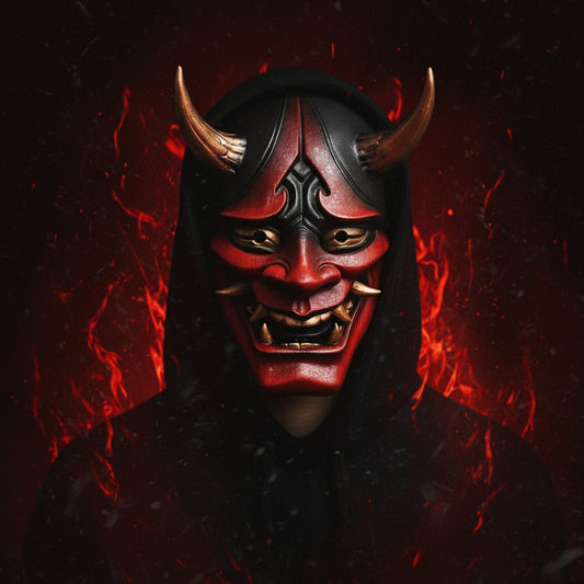 Japanese Hannya Mask Wearable
