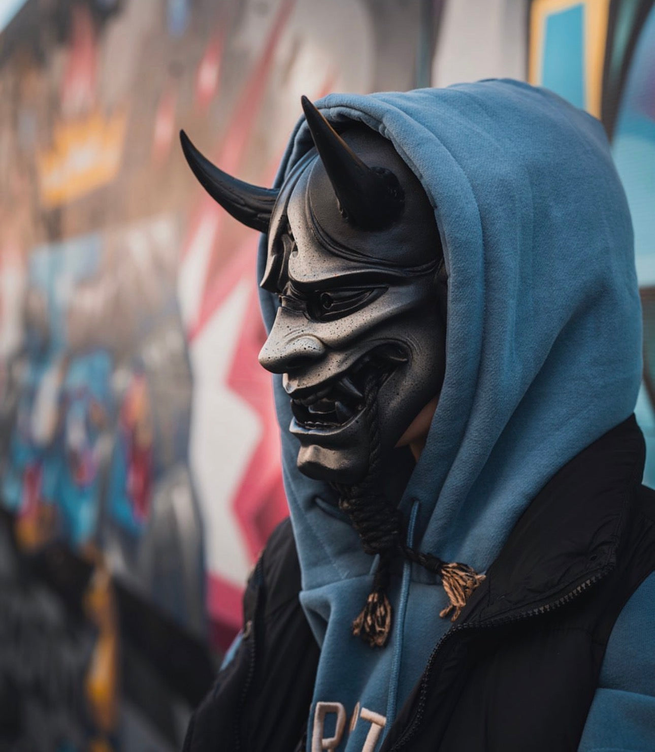 Japanese Hannya Mask Wearable