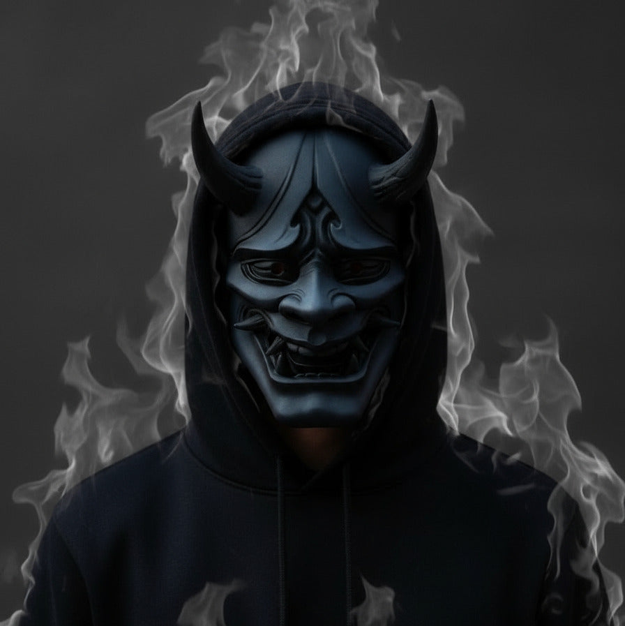 Japanese Hannya Mask Wearable