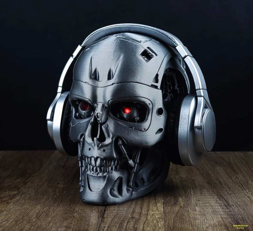 T-800 Terminator LED Headphone Stand