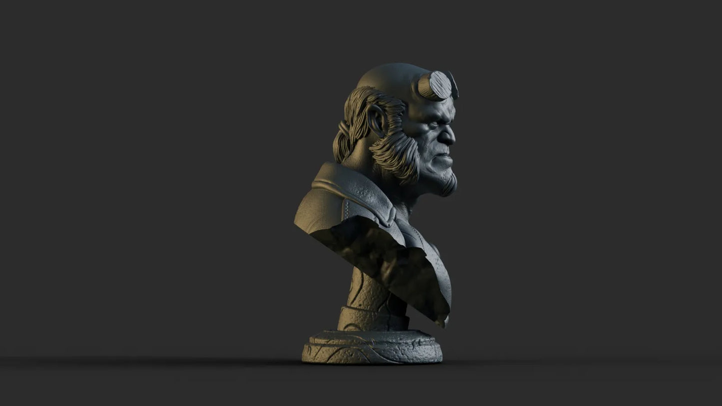 Hellboy bust
