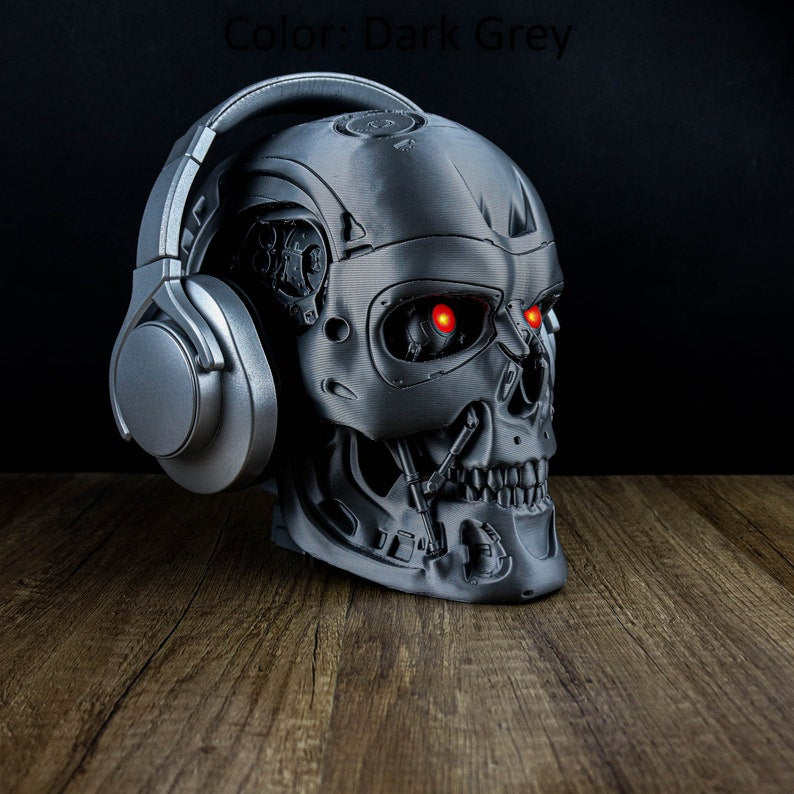 T-800 Terminator LED Headphone Stand