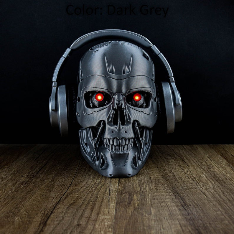 T-800 Terminator LED Headphone Stand