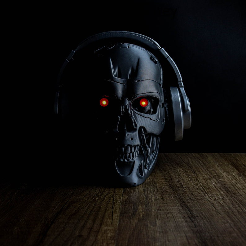 T-800 Terminator LED Headphone Stand
