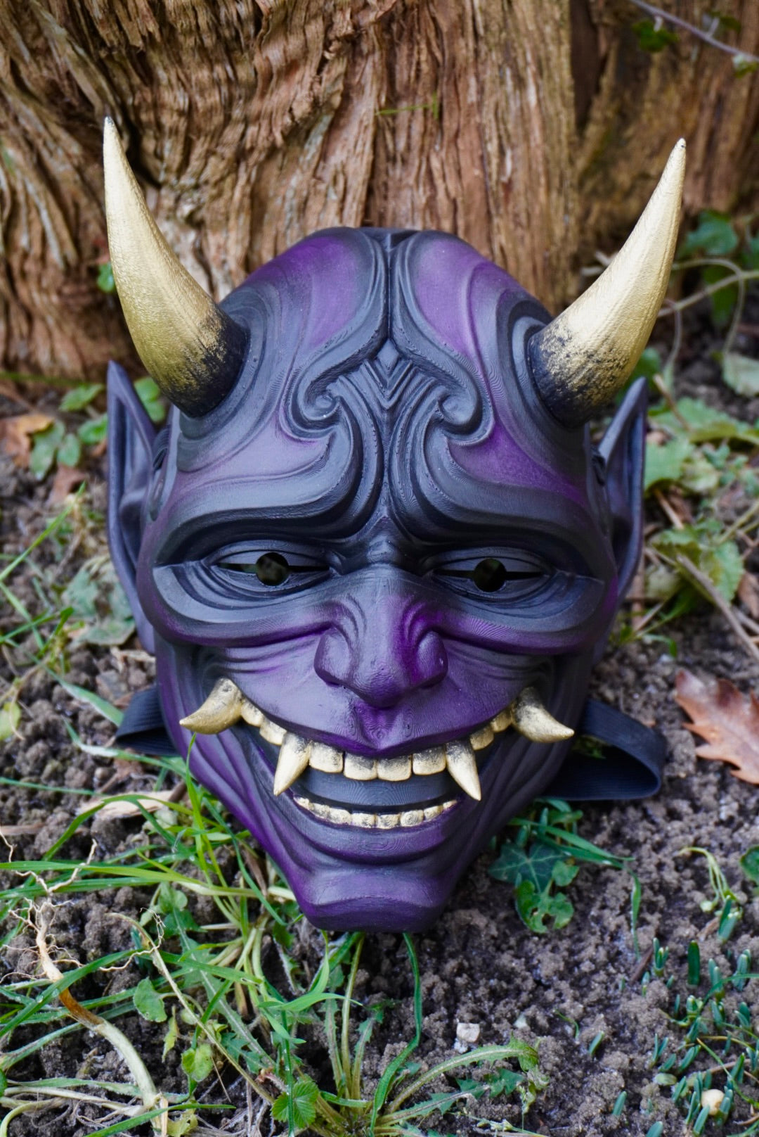 Samurai Oni Mask Wearable
