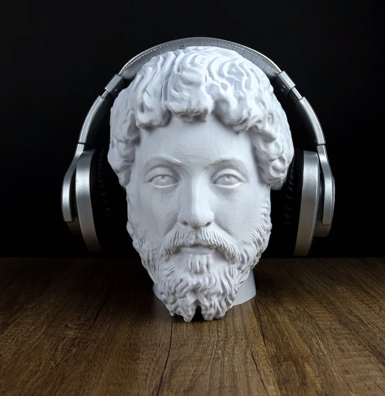 Marcus Aurelius Headphone Stand