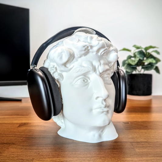 Michelangelo's David Headphone Stand