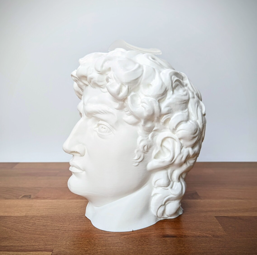 Michelangelo's David Headphone Stand
