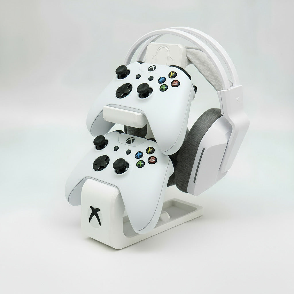 Combined Headphone & Dual Controller Stand