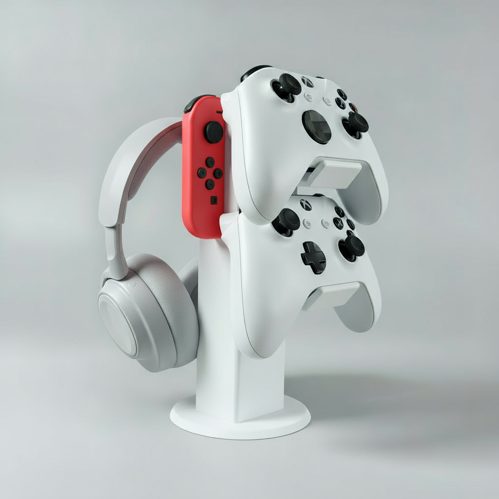 Universal Headphone & Controller Tower Stand