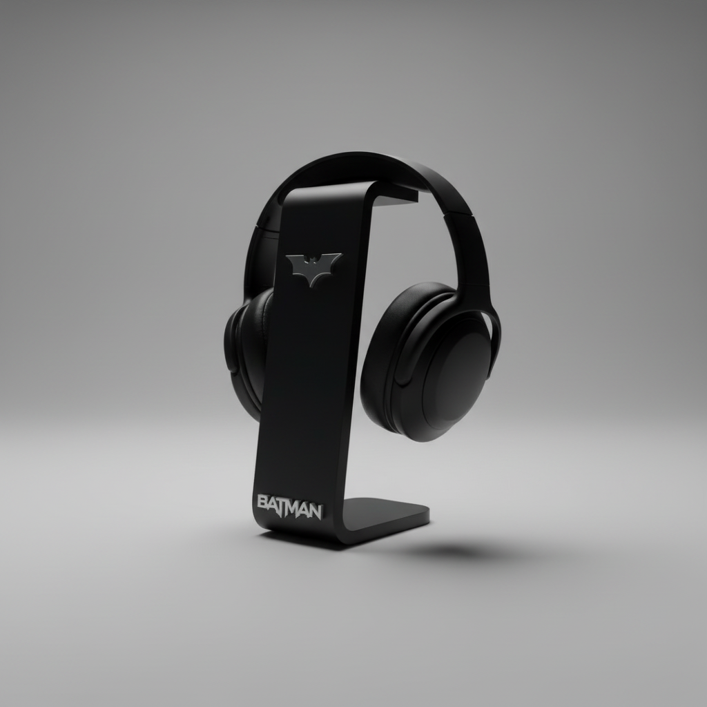 Batman stand three-quarter grey