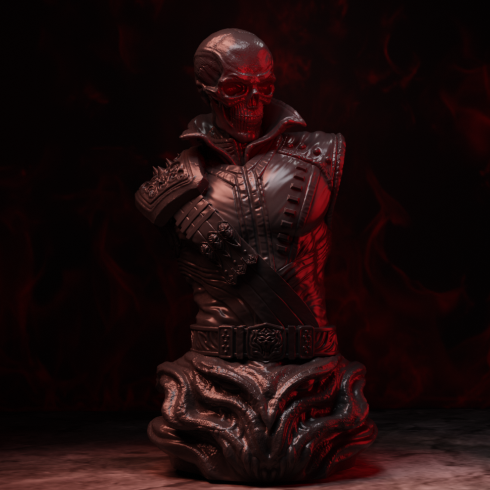 Ethereal Expressions: Ghost Rider Bust