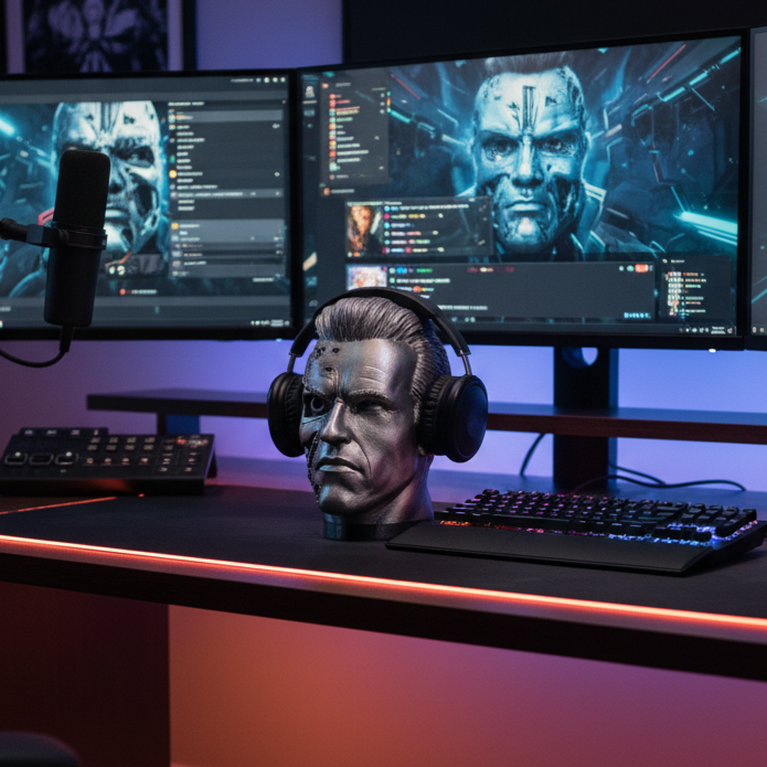 Professional streamer desk