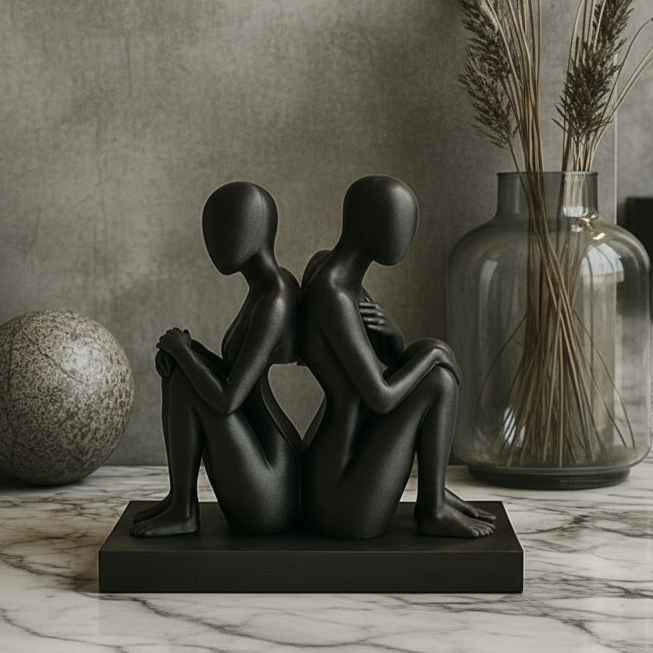 Back to Back Duality Sculpture