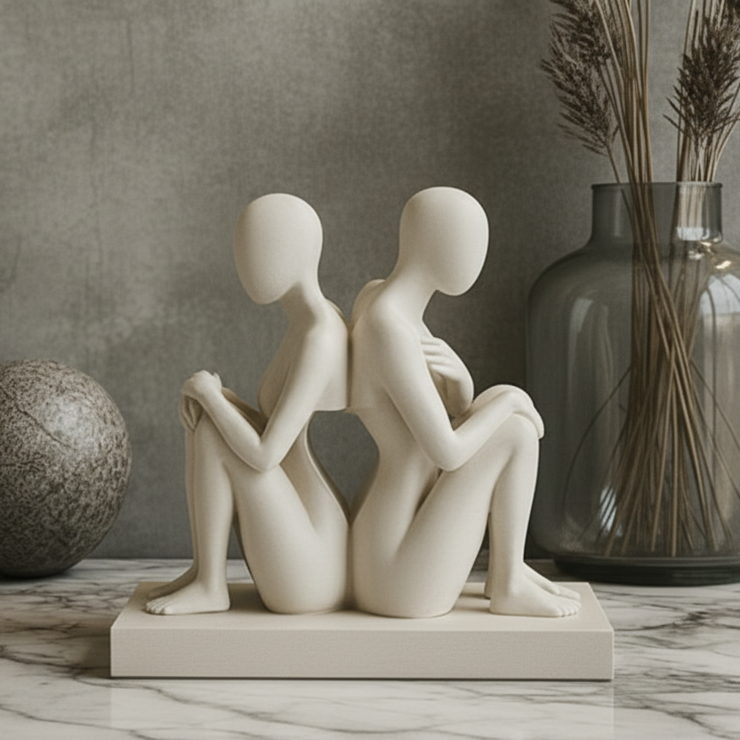 Back to Back Duality Sculpture