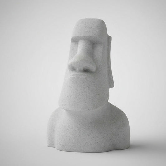 Majestic Moai Bust