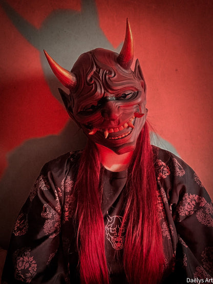 Samurai Oni Mask Wearable