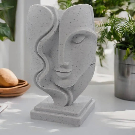 Abstract Serenity – The Modern Art Face Sculpture