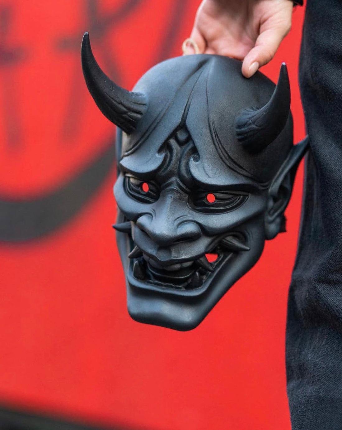 Japanese Hannya Mask Wearable