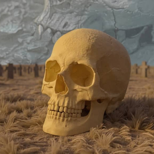 Human Skull Collectible