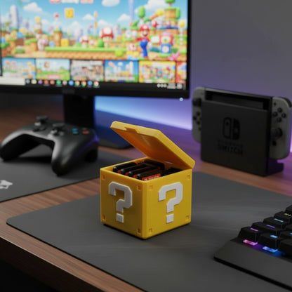Nintendo Question Block Storage Question Block Nintendo Switch Game Card Holder – FigureOut