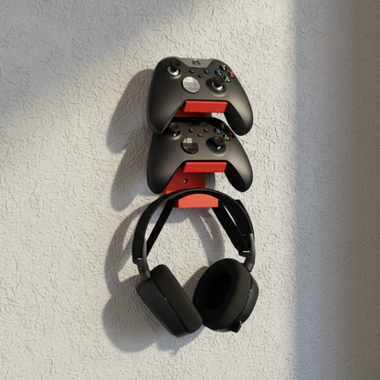 Combined Headphone & Dual Controller Hanger