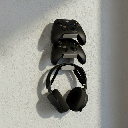 Combined Headphone & Dual Controller Hanger
