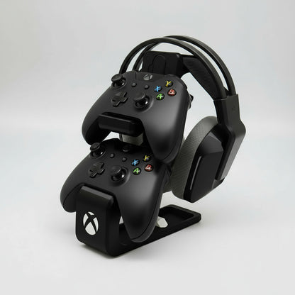 Combined Headphone & Dual Controller Stand