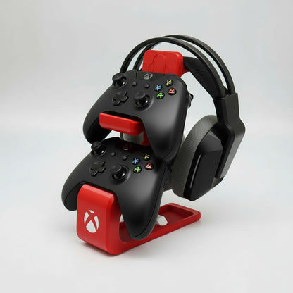 Combined Headphone & Dual Controller Stand