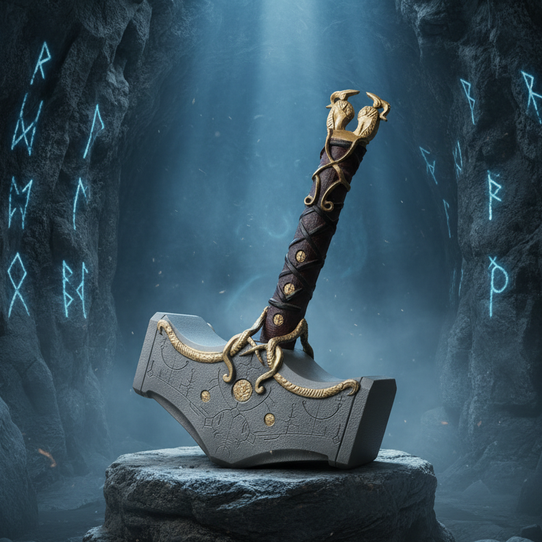 Axe in Norse cave 1