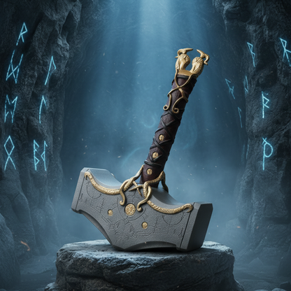 Axe in Norse cave 1